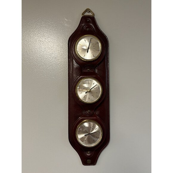 Vintage Pico Bello Weather Station German Barometric Temperature Hydrometer MCM - Picture 16 of 16